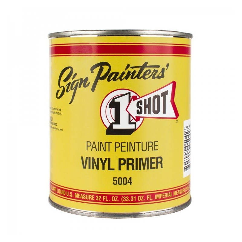 Vinyl Primer 1-shot, Transparent Water-Based Primer • Designed for use on vinyl and most synt surfaces