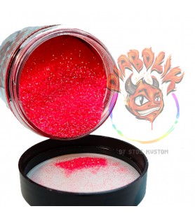 Flake 0.2mm Peach fluo...