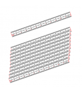 Trulers Règle Std 30cm 16ths